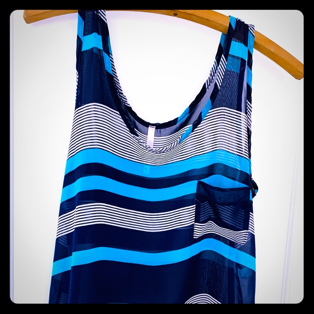 Nautical Sheer Tank Top